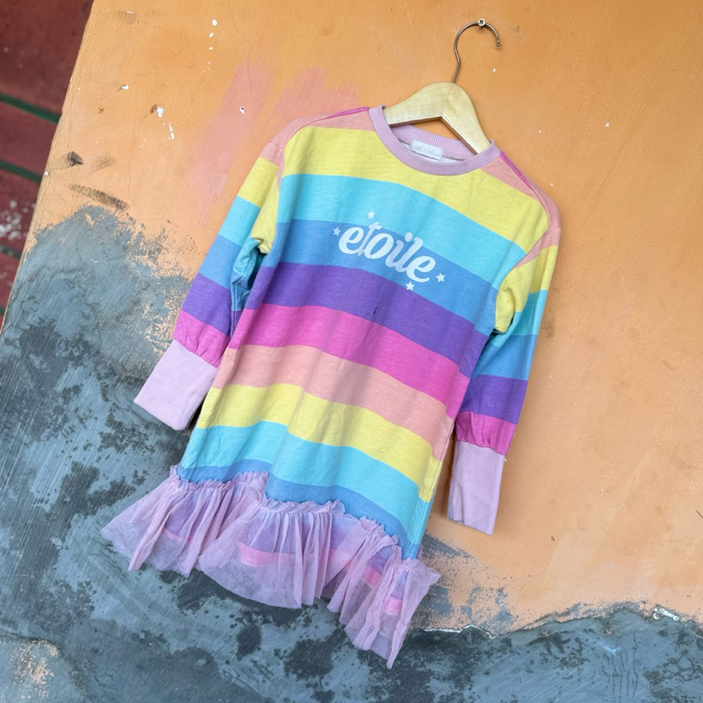 preloved dress anak dres tutu anak 5-6 tahun