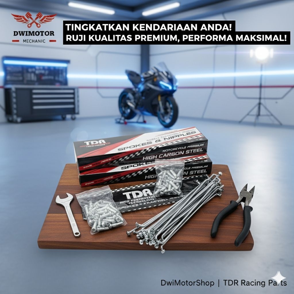 Jari Jari Ruji TDR Chrome Ring 17 Universal Motor Bebek Matic Honda Yamaha