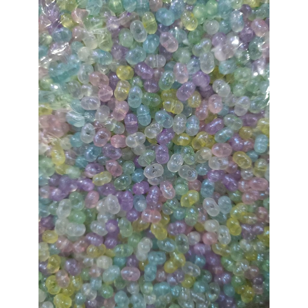 450gr mote manik kubus segi 8mm 1pon