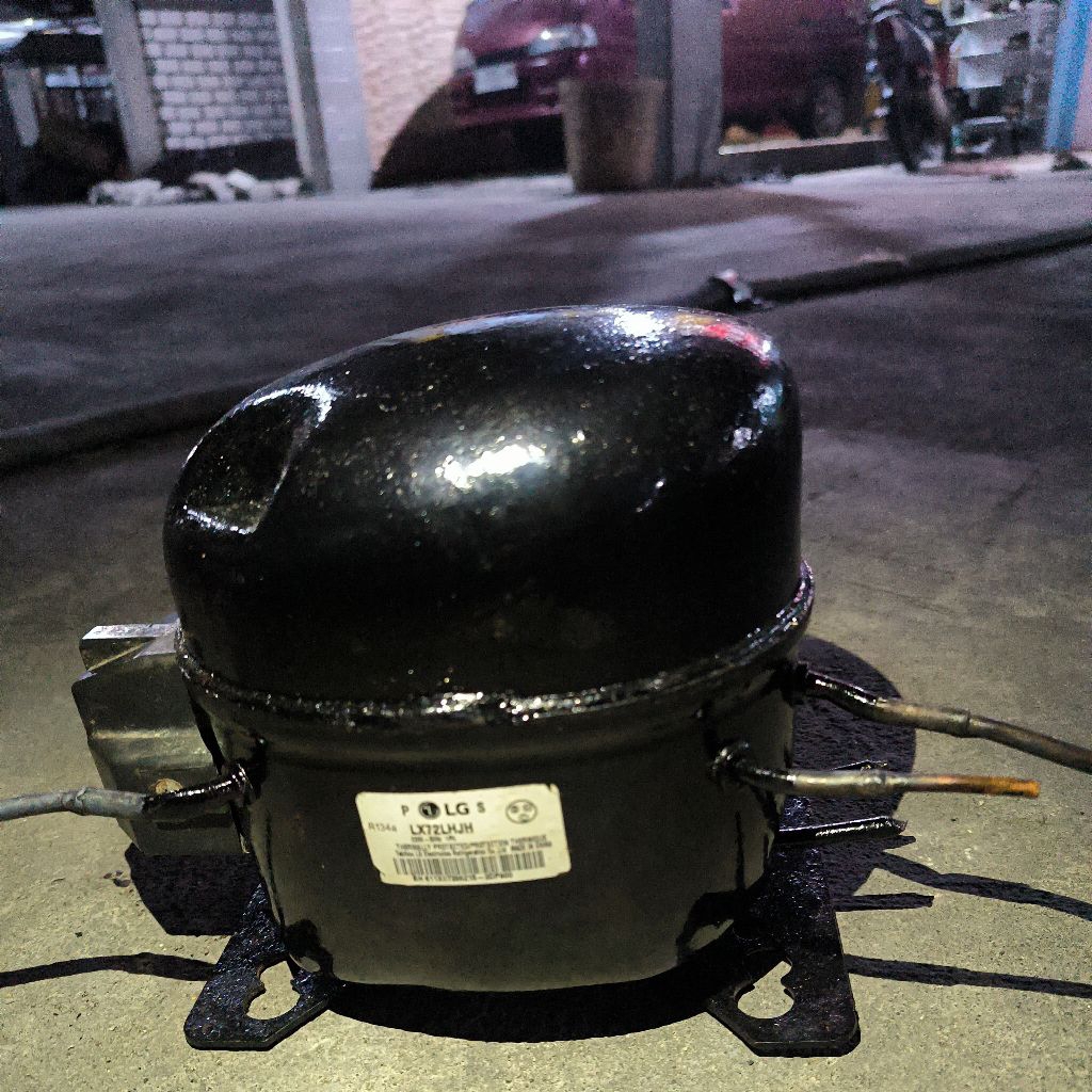 kompresor freezer 6rak 1/4 PK original cabutan