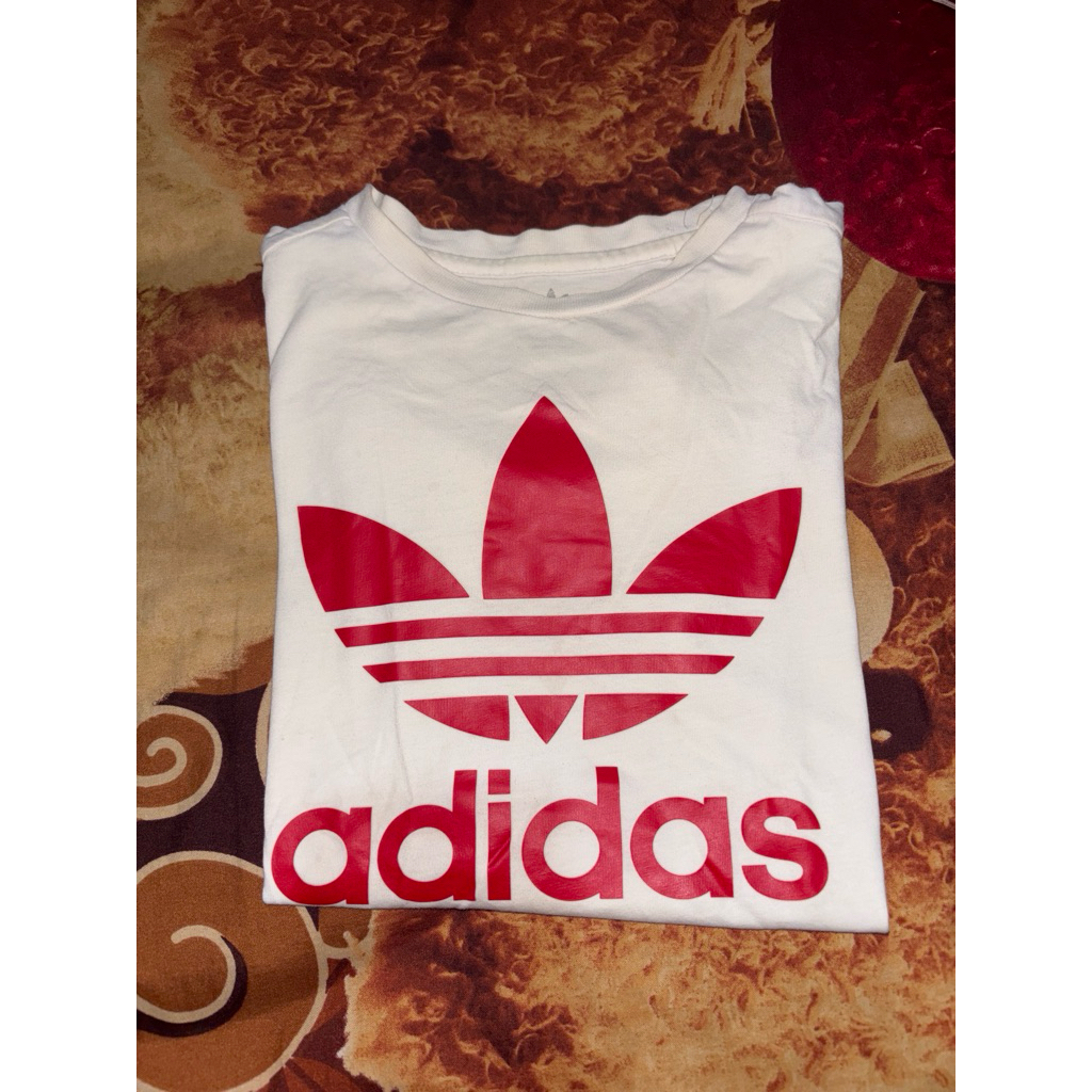 Preloved Kaos Putih Adidas Anak Original (minus)
