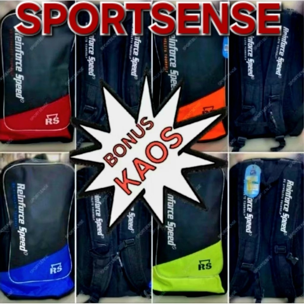 Tas Bulutangkis Badminton RS REINFORCE SPEED BACKPACK BP331 BP 331 Ransel Dukung Punggung Olahraga O