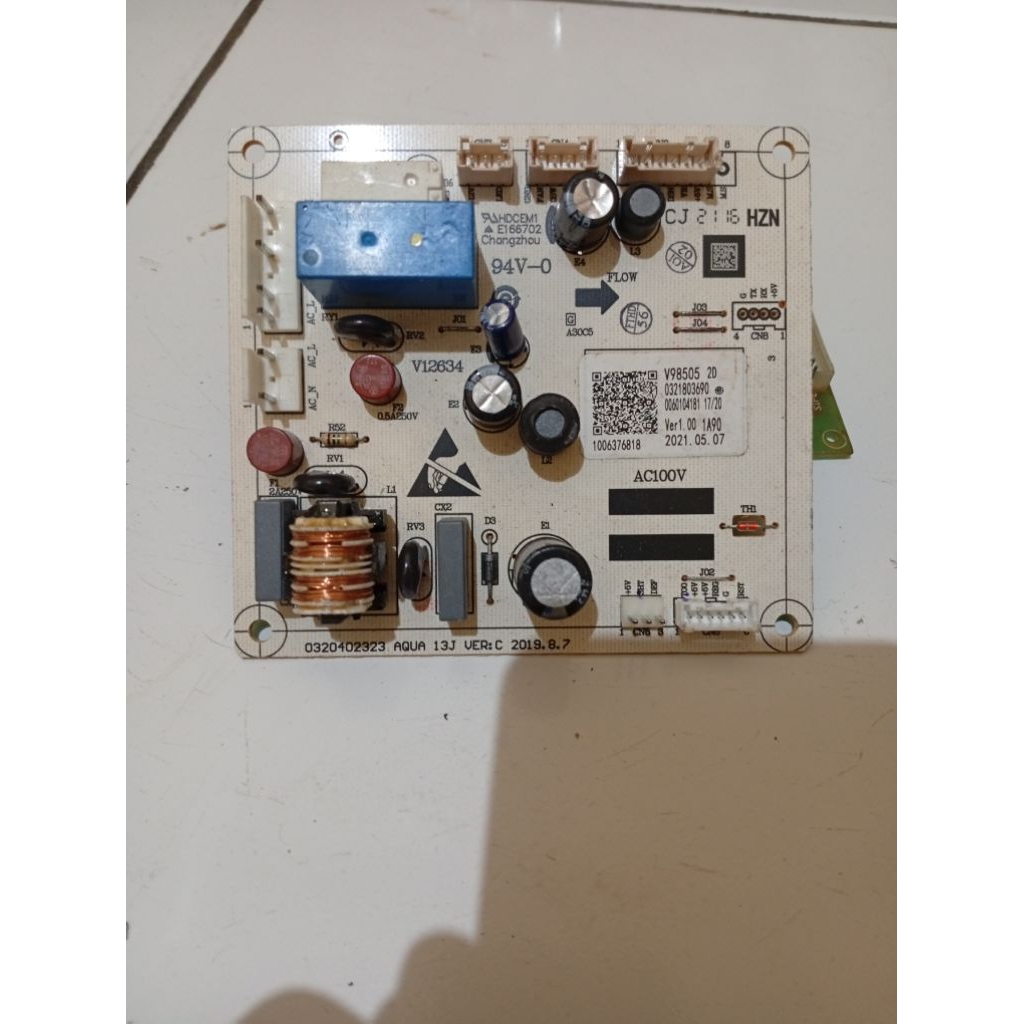modul pcb kulkas aqua sanyo inverter original