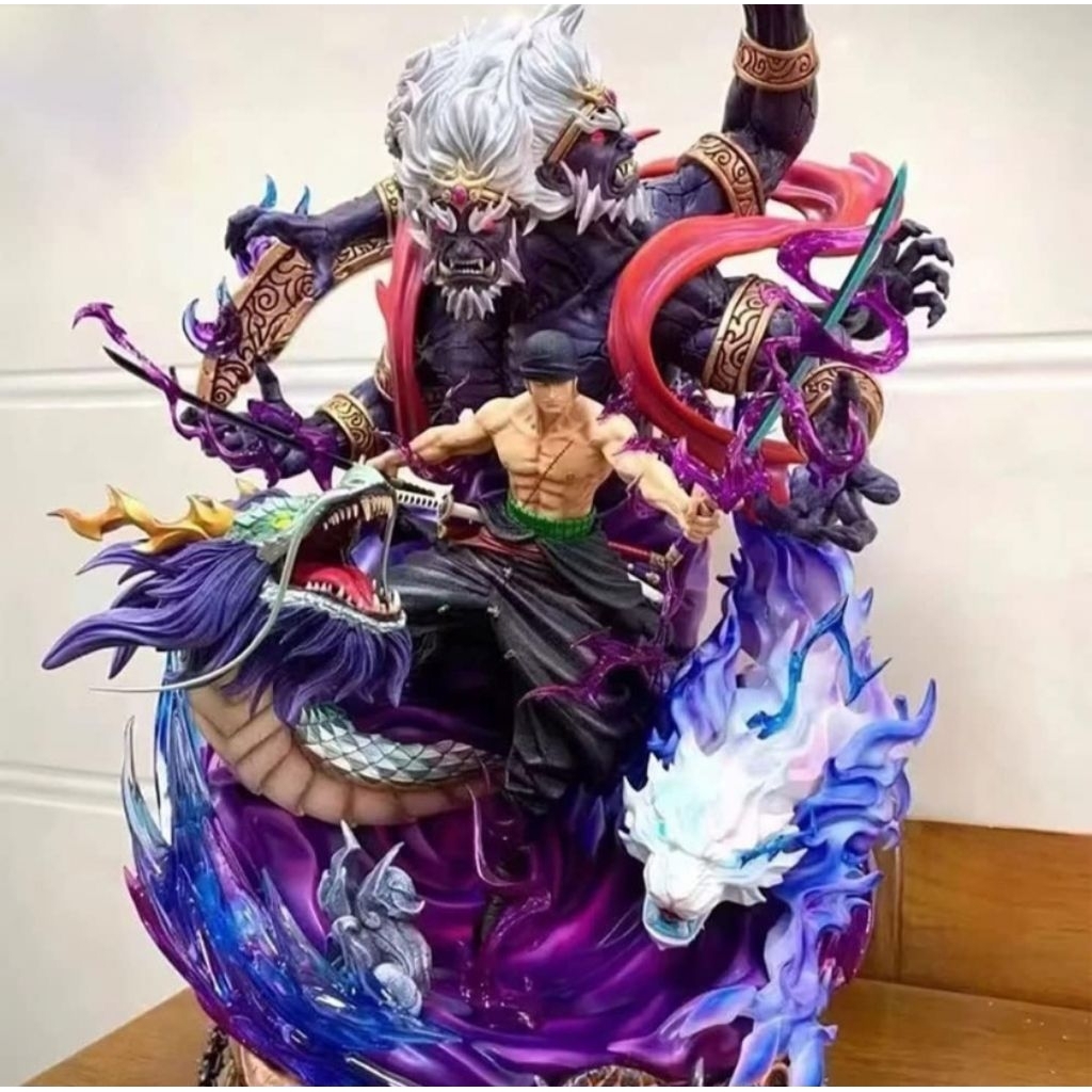 figure statue anime one piece zoro azhura