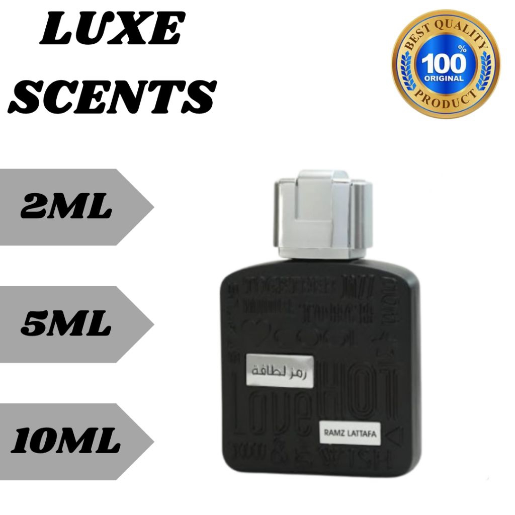 Decant lattafa ramz silver 2ml 5ml 10ml