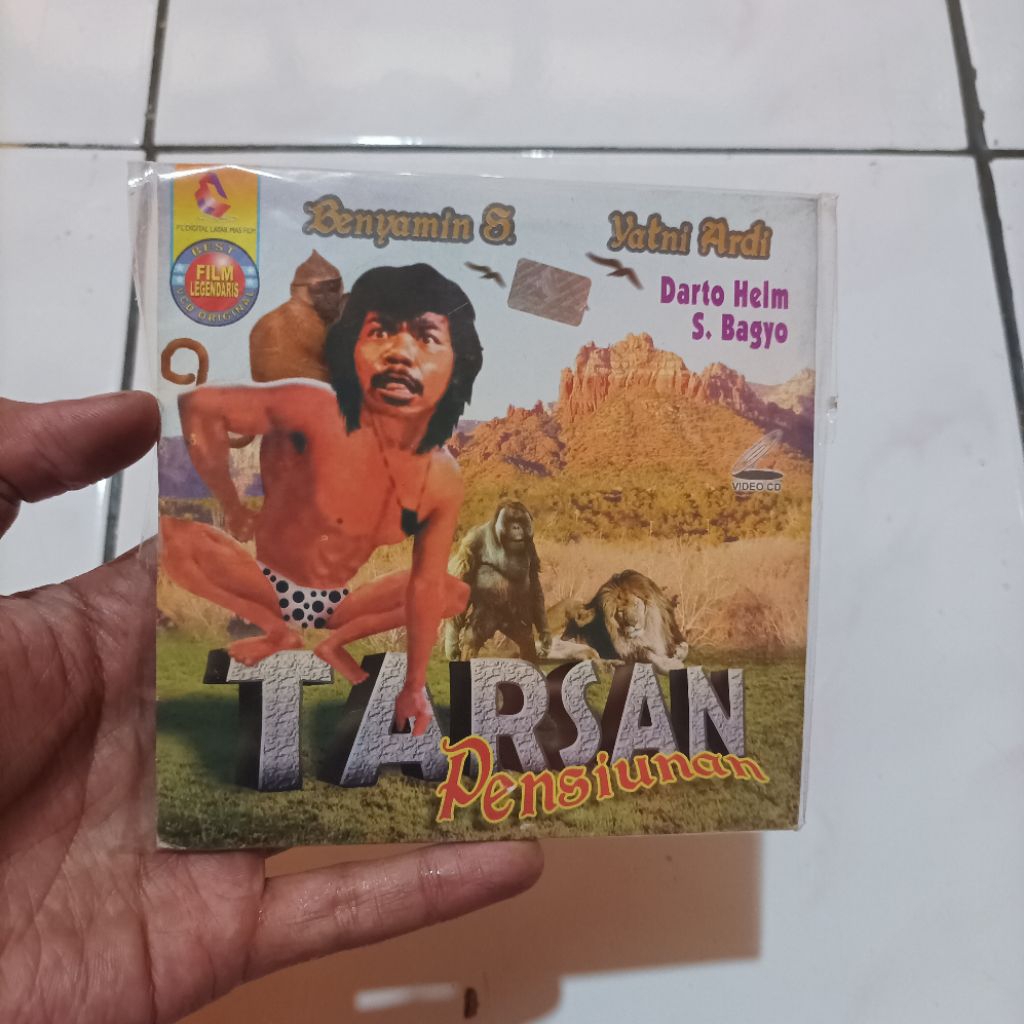 VCD Original Film Benyamin S Tarzan Pensiunan 1976