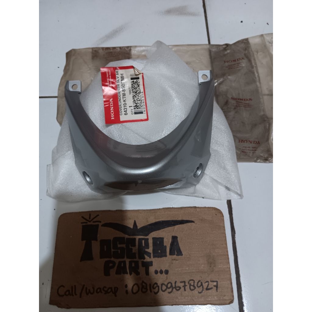 under cowl cover tutup mesin honda supra x 125 original baru