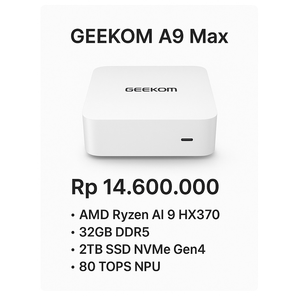 GEEKOM A9 MAX MINI PC