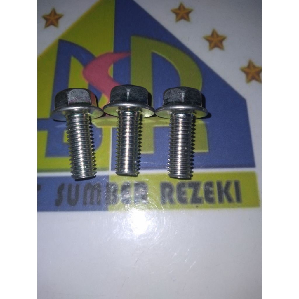 Baut flange bol 8×20 (Baut 12 panjang 20 cm)