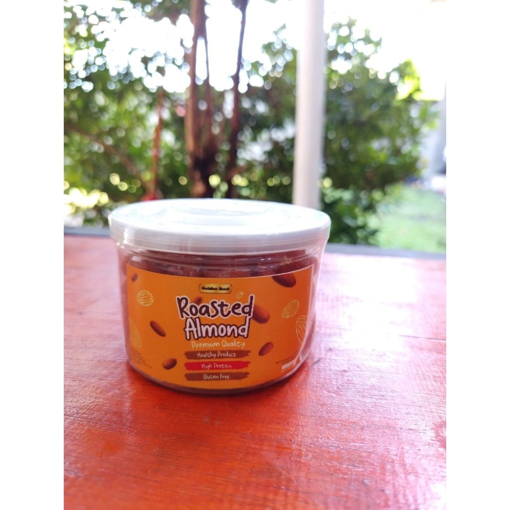 Kacang mete & almond panggang toples