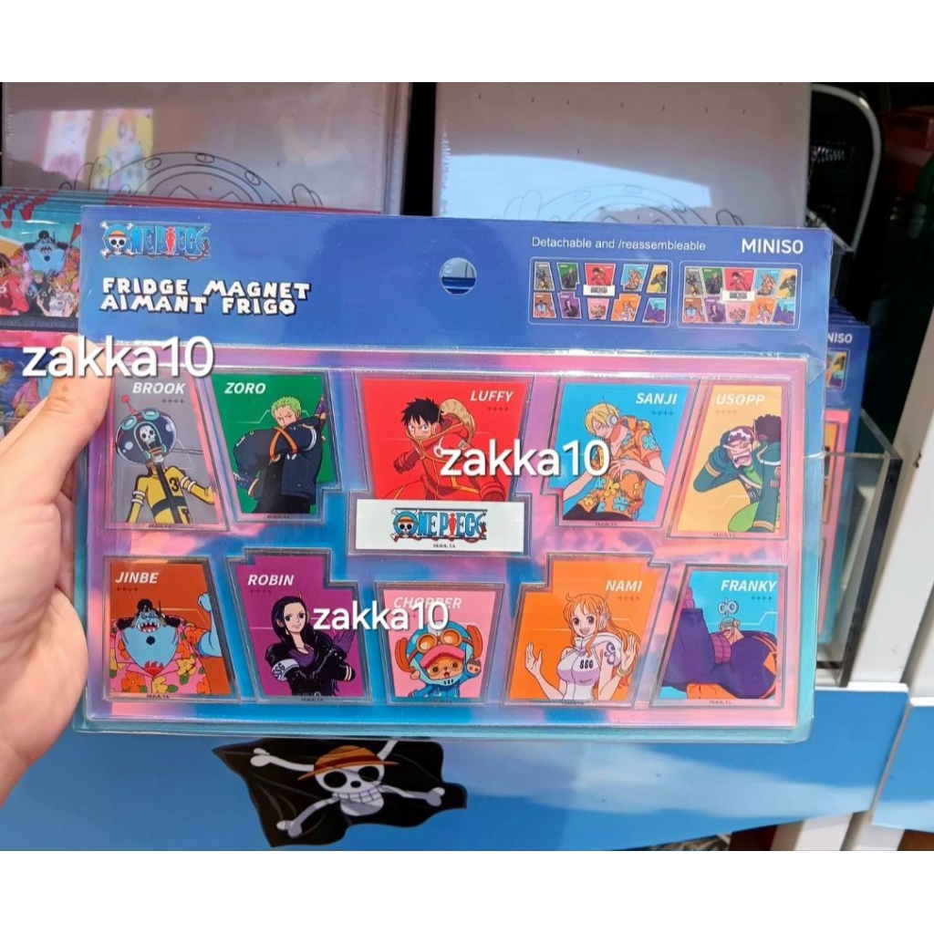 Miniso One Piece Fridge Magnet | Magnet Kulkas Anime One Piece