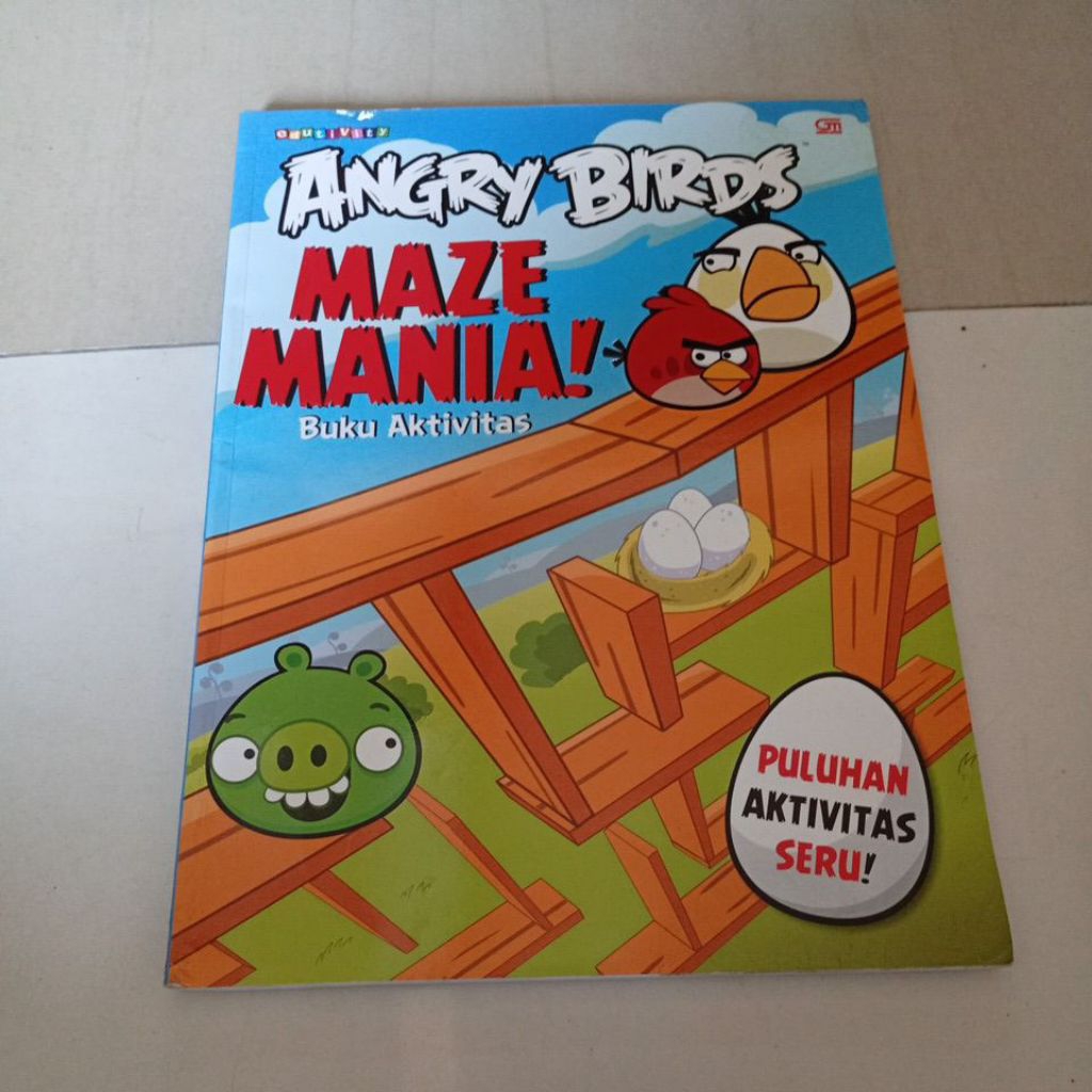 ANGRY BIRDS MAZE MANIA BUKU AKTIVITAS