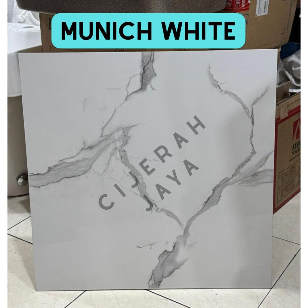 GRANIT 60X60 GLOSSY CARARA PUTIH / GRANIT LANTAI DINDING 60X60 GLAZED POLISHED