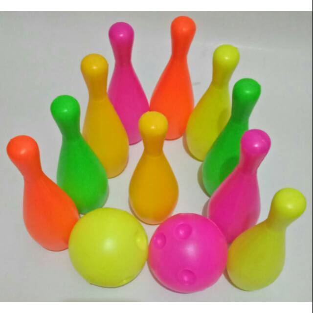 Mainan Edukasi Anak bola bowling set lengkap// Bola Bowling boling bolling set - bowling bola