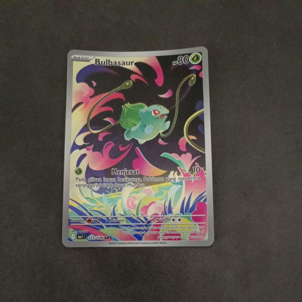 Kartu Pokemon Indonesia - Bulbasaur AR