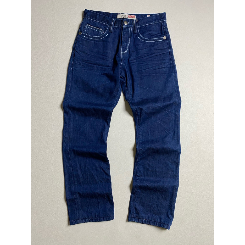 Evisu Blue indigo Denim Jeans