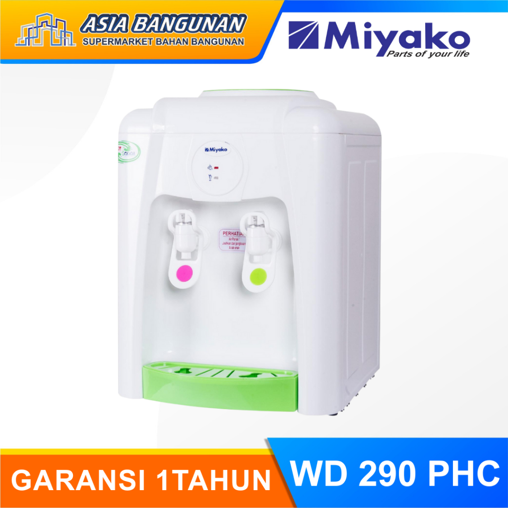 Miyako Dispenser Galon Atas WD 290 PHC Dispenser Galon Atas Low Watt