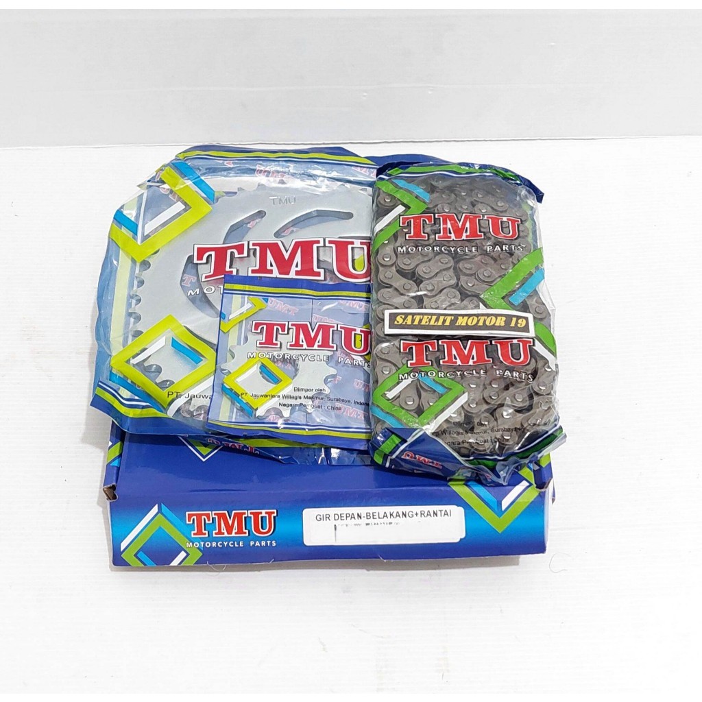 Gearset girset Vega R new tahun 2006-2009 TMU gear set belakang depan rantai yamaha 35T 15T 428X98L