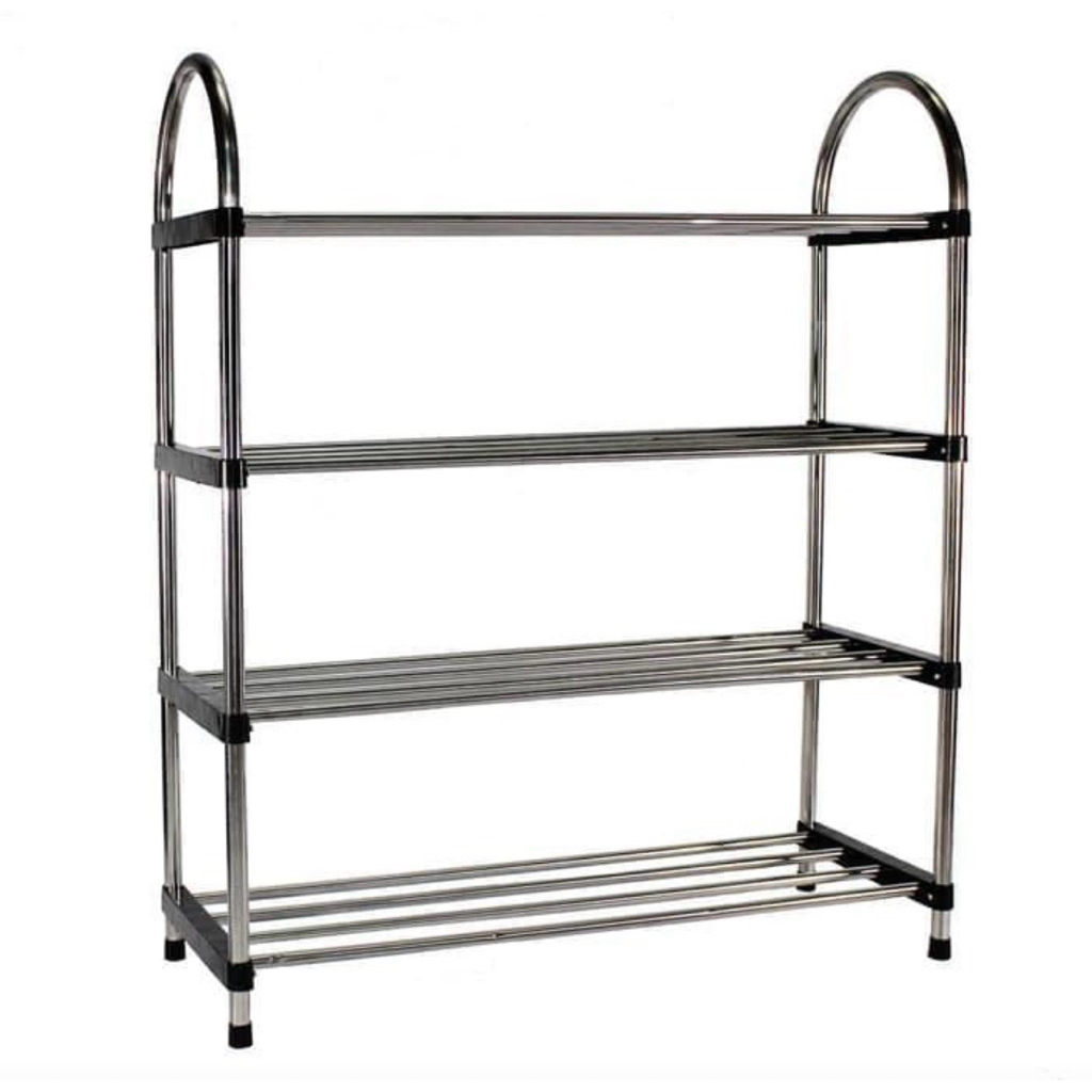 Rak Sepatu Stainless Steel Susun 4