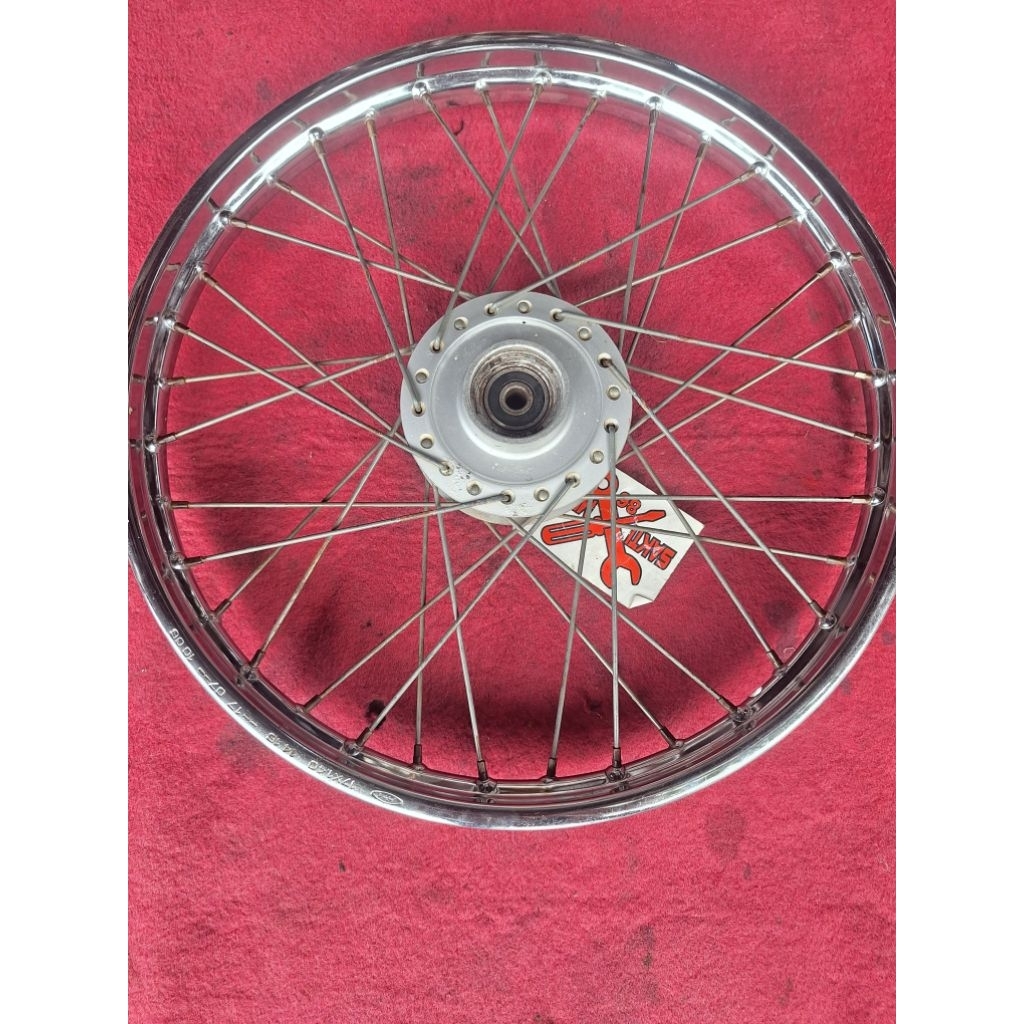 Velg jari jari depan Supra fit New Revo Lama Bekas Original