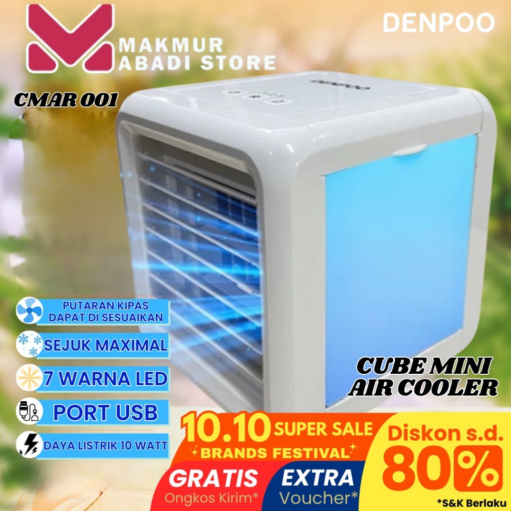 Mini Air Cooler DENPOO CMAR001 / Mini Air Cooler Portable Cube