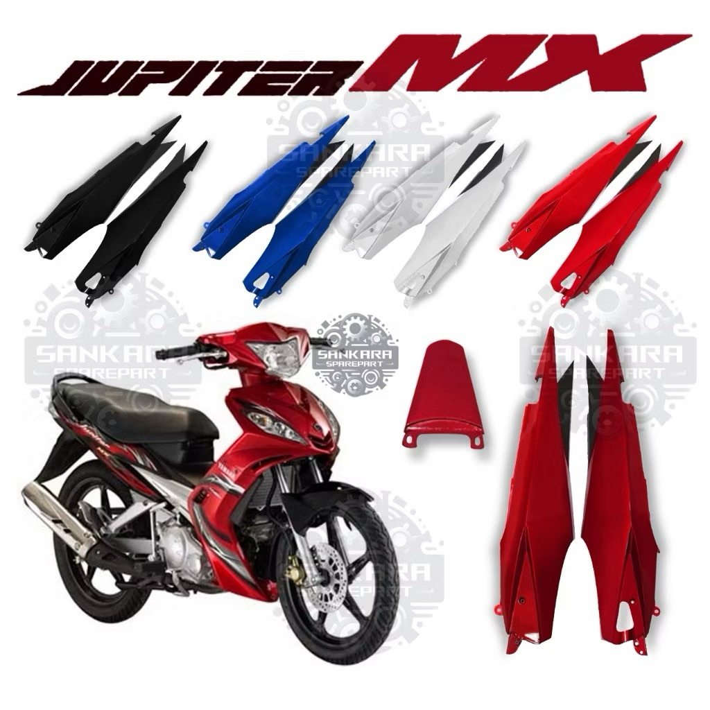 Body Kanan Kiri jupiter Mx Old Bodi Belakang Jupiter MX Lama Semua Warna Hitam Merah Putih Biru