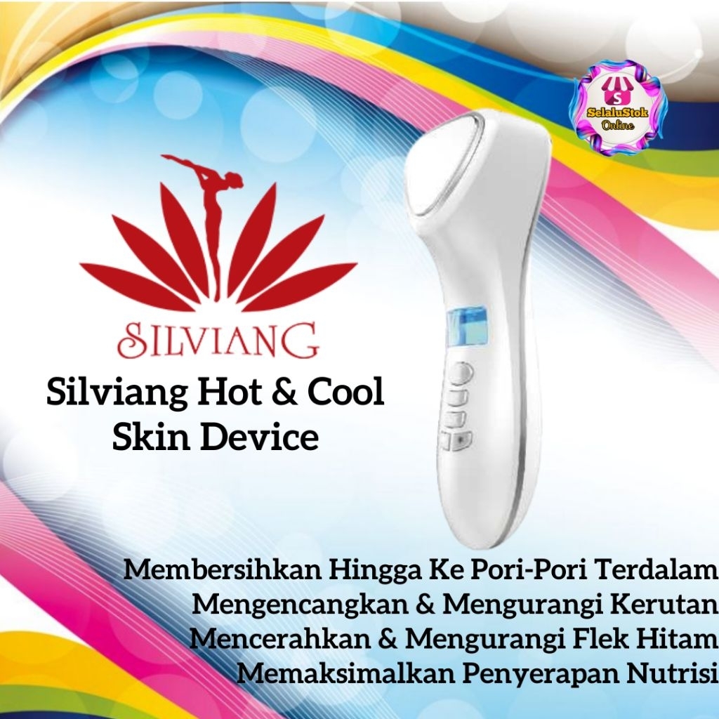 Silviang Skin Device – Alat Facial Wajah & Setrika Wajah Multifungsi untuk Kulit Kencang, Cerah, Beb