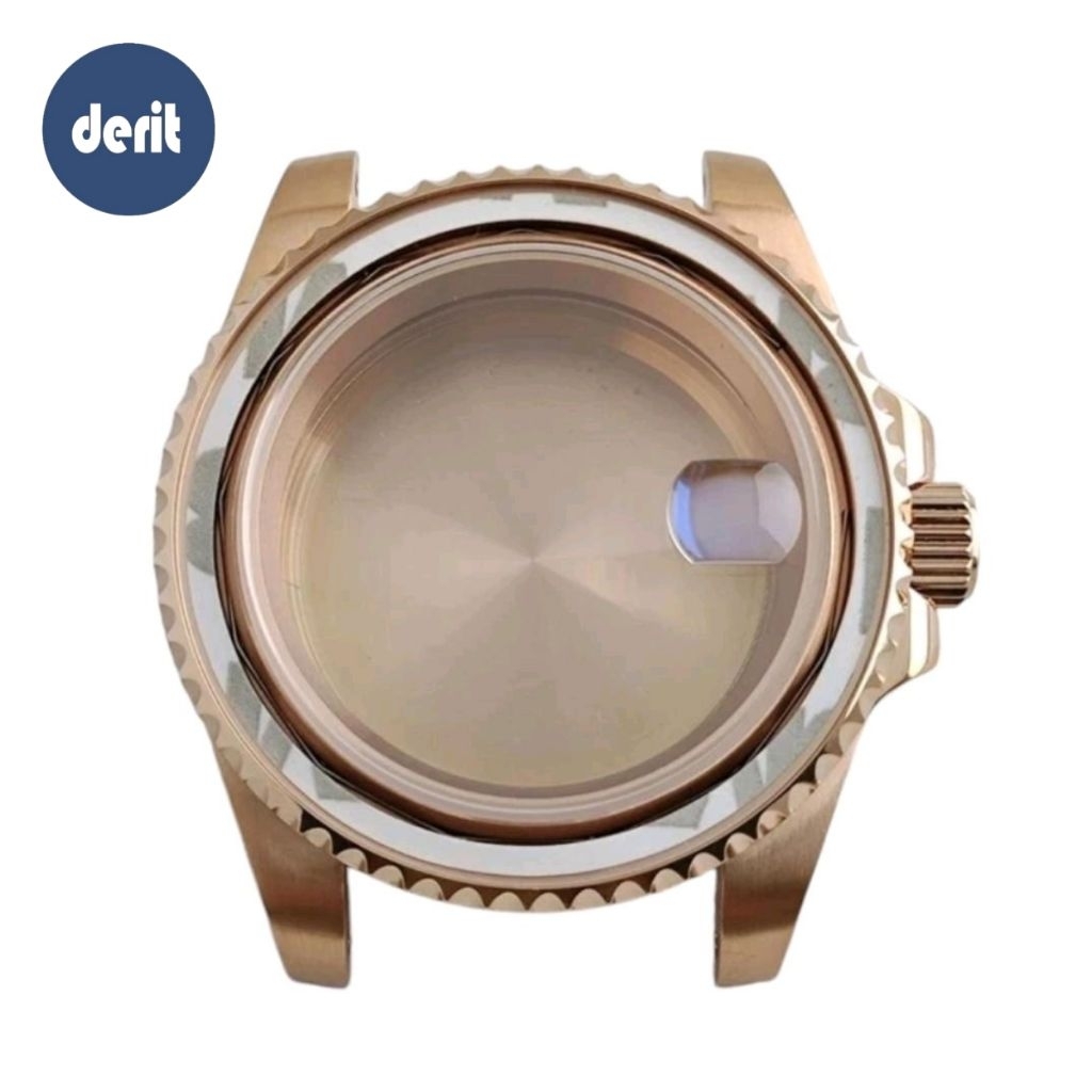 Casing Seikomod Marine Master Submariner Rosegold NH35 4R36 Automatic Housing Jam Tangan Seiko Modif
