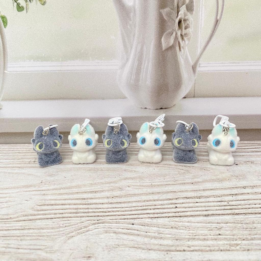 Gantungan Kunci Resin Bulu Toothles GK-2078 / Aksesoris Tas Gantungan Kunci Mini Costum Toothles Ban