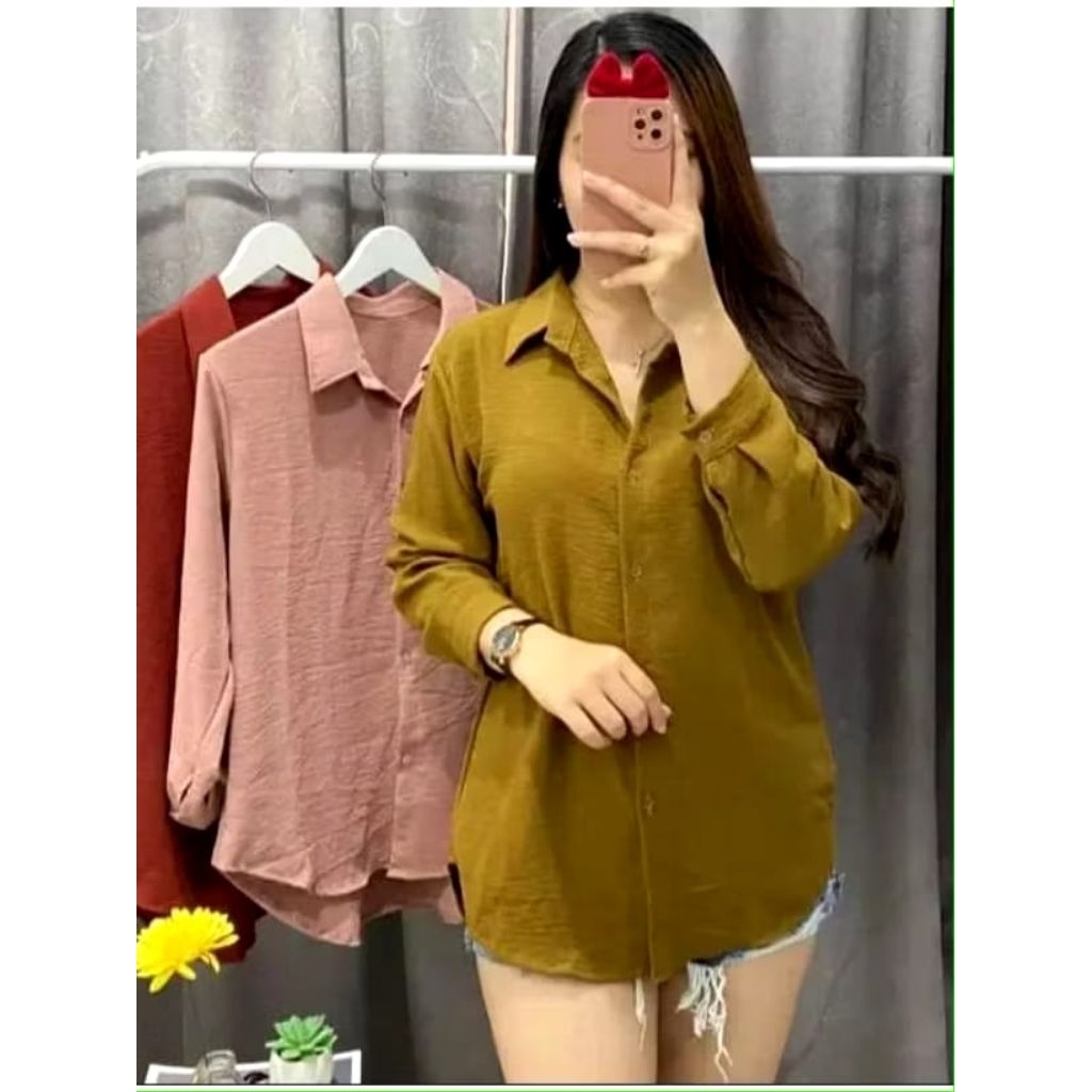 KEMEJA-CRINKLE-AIRFLOW-/BLOUSE-CRINKLE-AIRFLOW