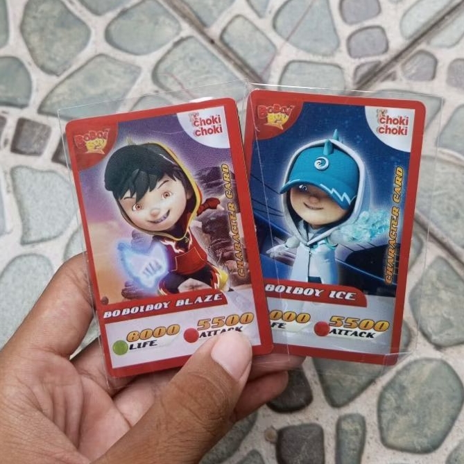 kartu Choki Choki Boboiboy 2015