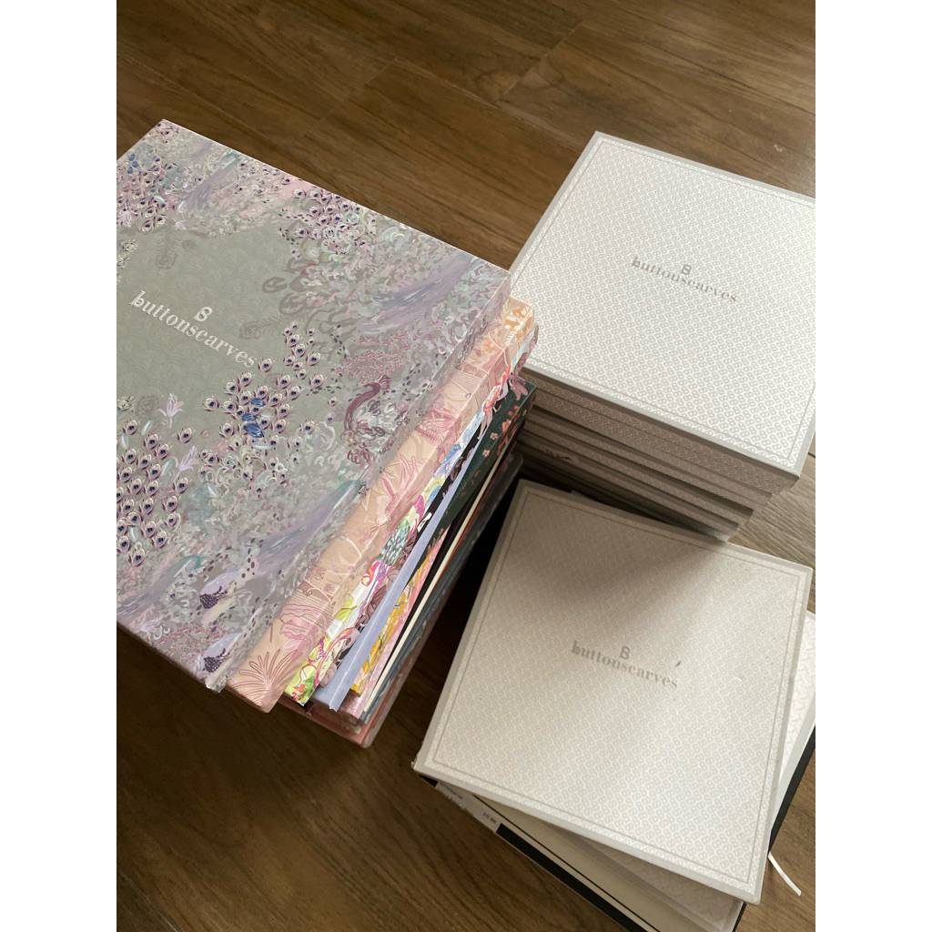 Box hijab Button Scarves ORIGINAL