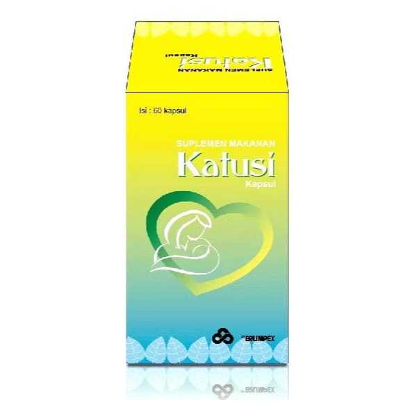 KATUSI ASI BOOSTER PELANCAR ASI EKSTRAK DAUN KATUK ISI 60 KAPSUL - BOTOL