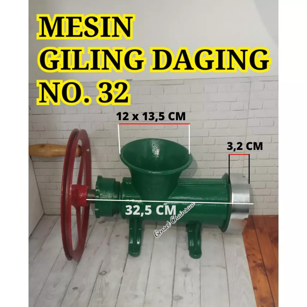 Meat Grinder / Mesin Giling Daging Gilingan ayam Manual Meat Mince No.32 Gilingan / Penggiling Kacan
