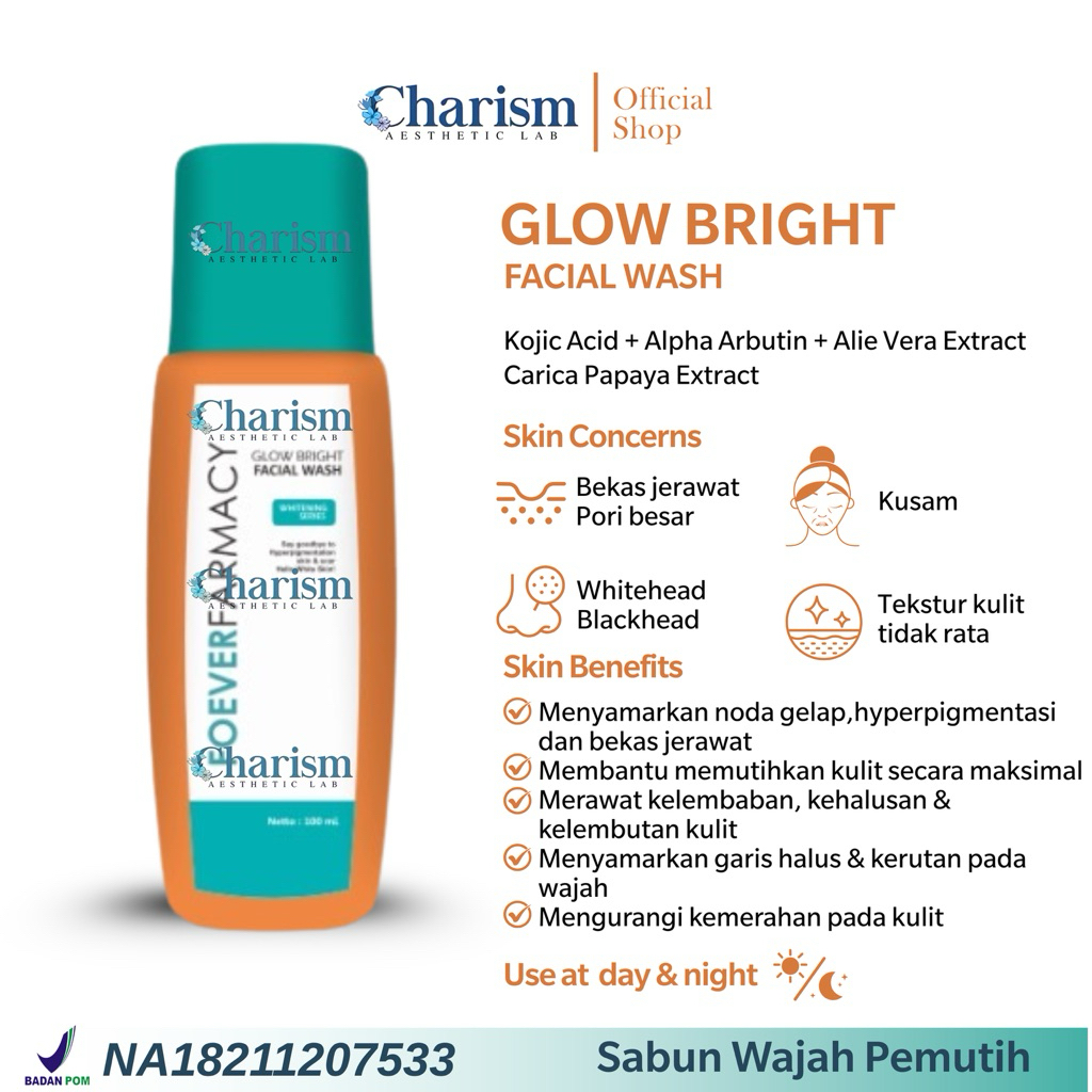 dr Titik Wahyuningsih - Glow Bright Facial Wash - Sabun Wajah Pemutih