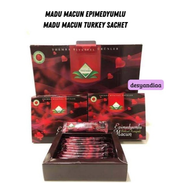 Madu Turki Sachet | Macun Epimedyumlu Turki | Macun Turki Themra
