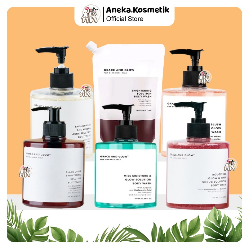 GRACE AND GLOW / GRACE N GLOW BODY WASH ( SABUN MANDI ) 400ML SERIES