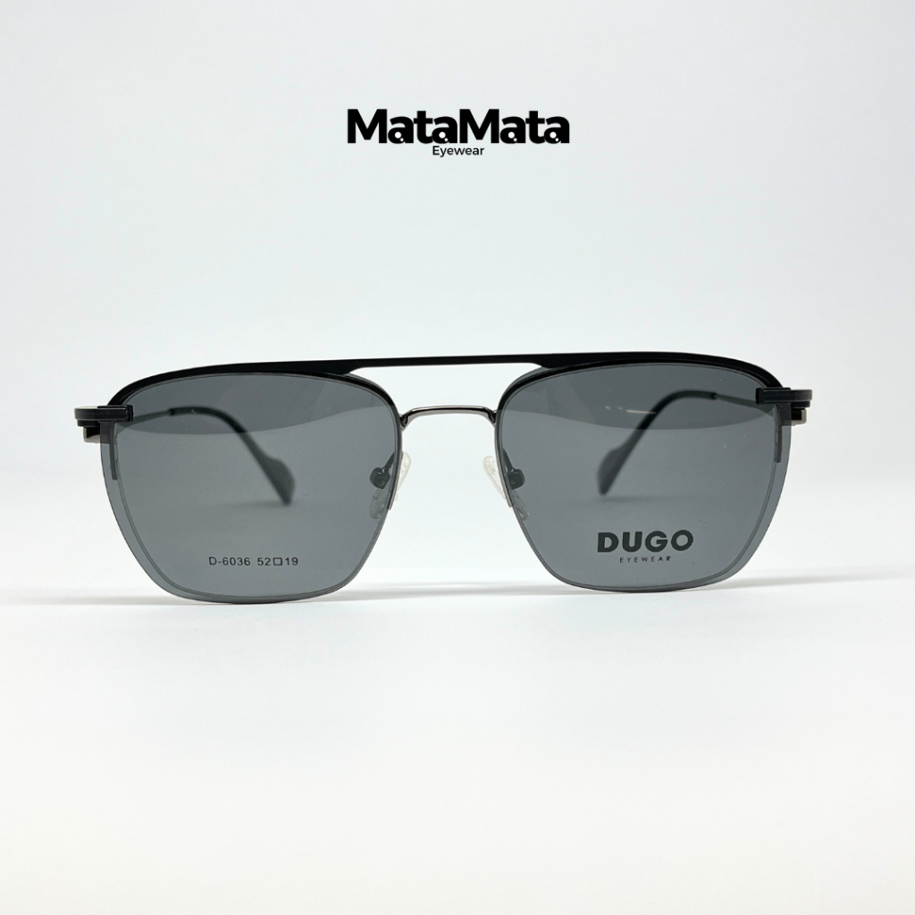 MataMata Eyewear Frame Kacamata Dugo Clip On Anti Sinar Radiasi Stylish