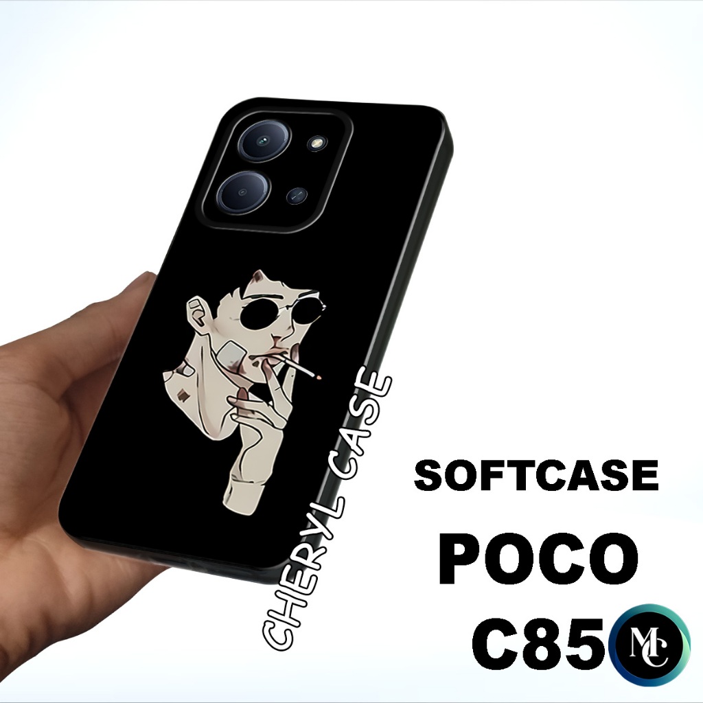 case karet untuk Hp POCO C85/CC19/softcase POCO C85/casing POCO C85/case handphone