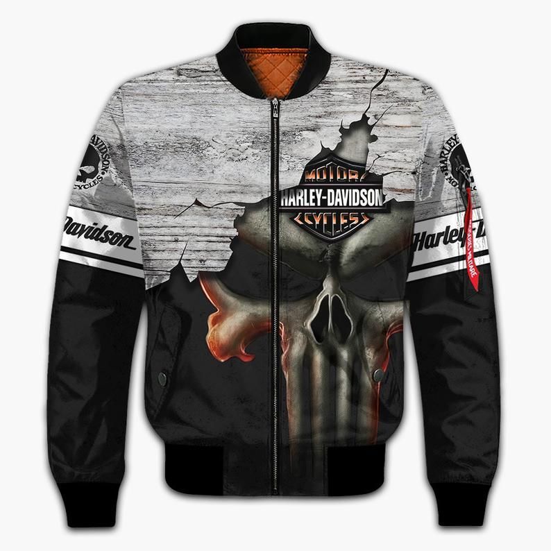 Jaket Bomber Pria High Quality Motif Harley Davidson Full Printing Bisa Custom art11