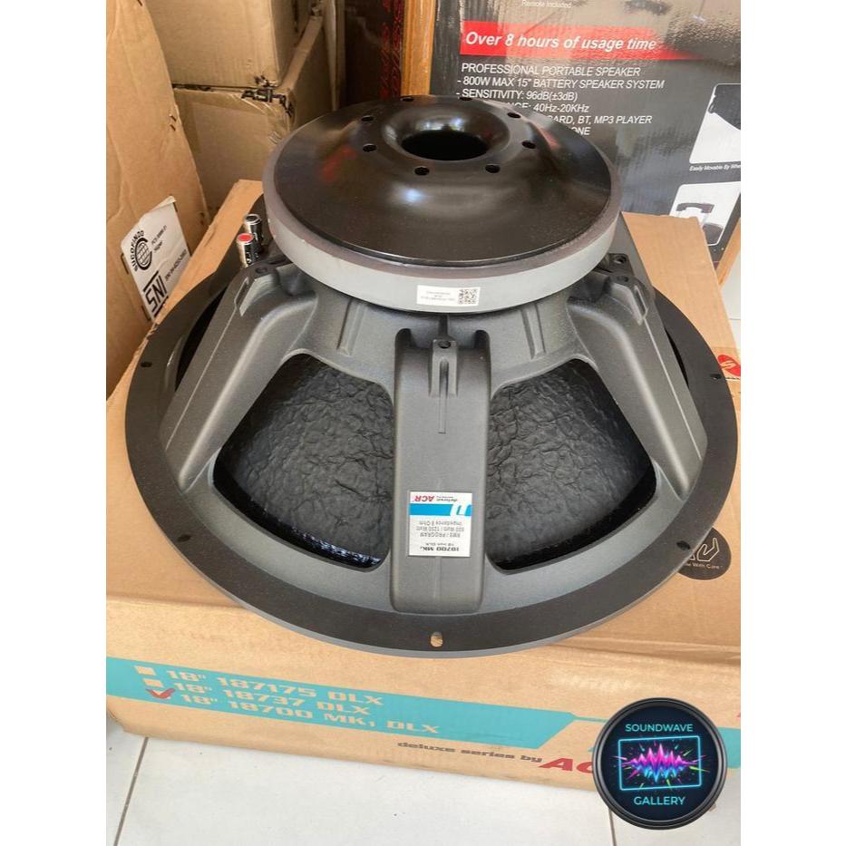 Speaker Subwoofer ACR Deluxe 18700 New 18 Inch Voice Coil 4 Inch 1200 Watt Max Original | ACR DELUXE