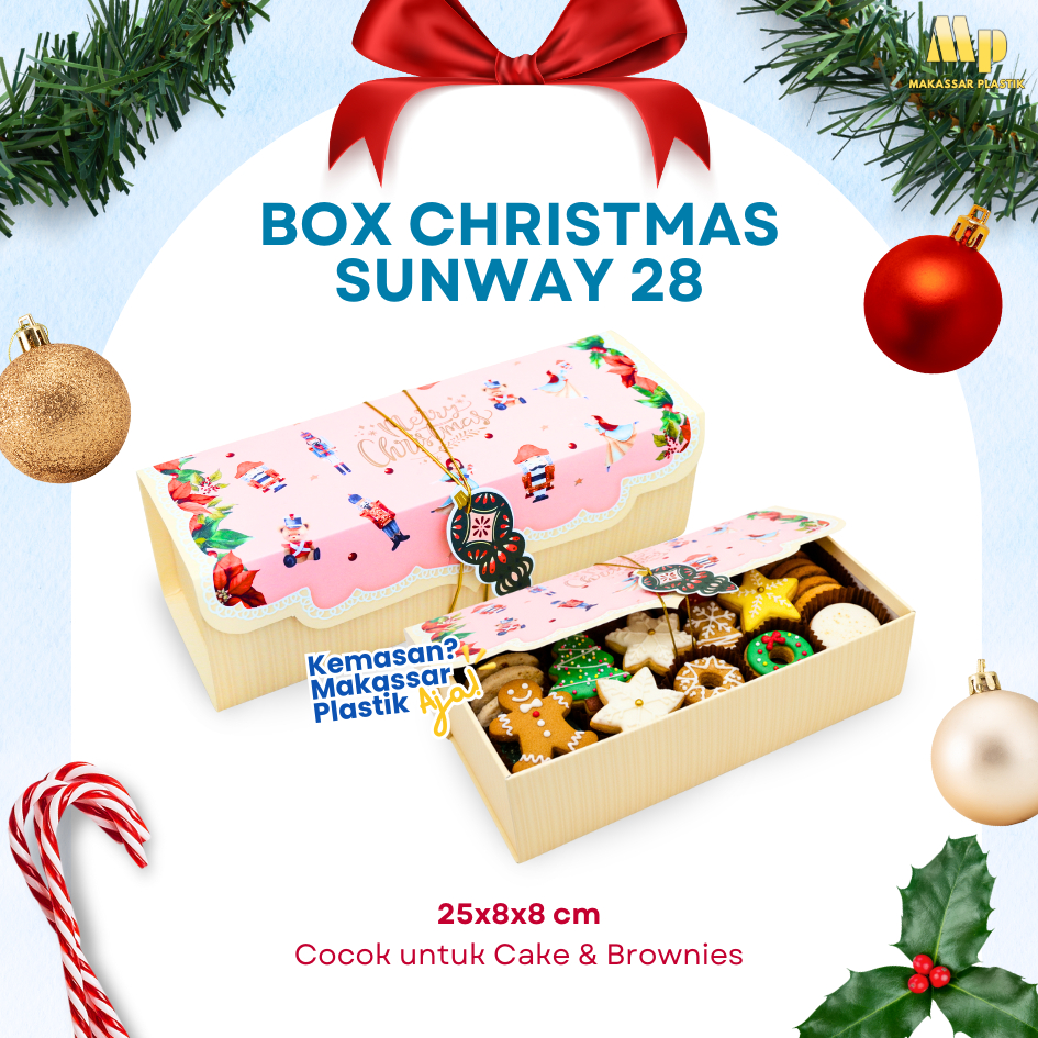 BOX CHRISTMAS SUNWAY 28 / BOX HAMPERS NATAL / DUS HAMPERS SUNWAY 28 @12 PCS