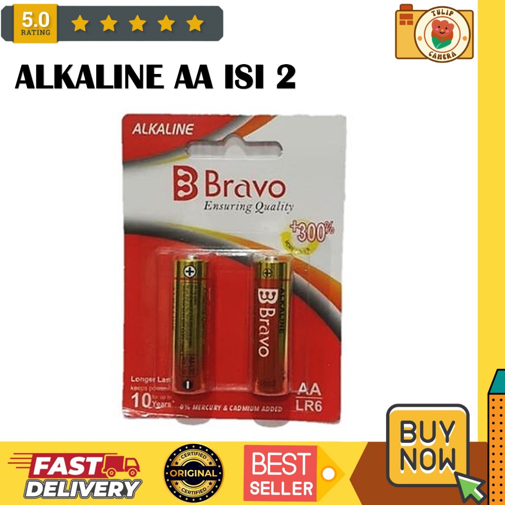 Alkaline AA Isi 2 Battery Alkaline ORIGINAL