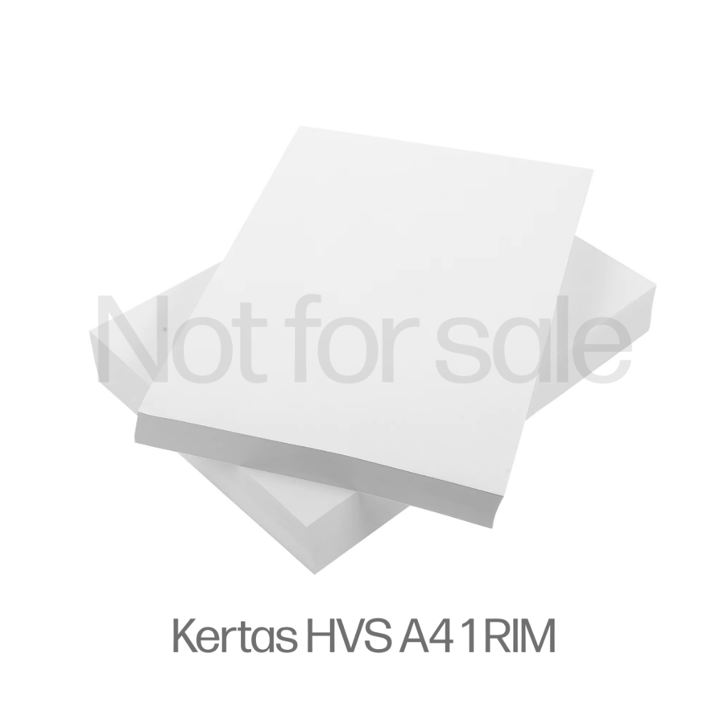 [Free Gift} - Kertas HVS A4 1 RIM Tidak Dijual