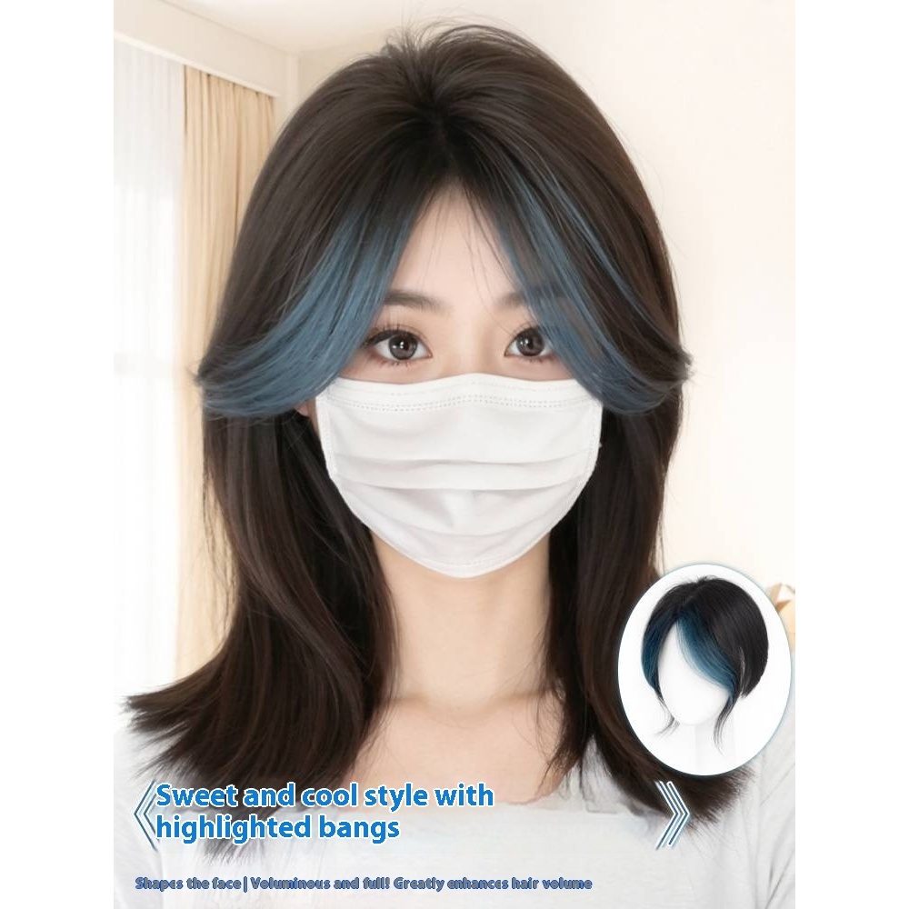 (READY STOCK)WIG CLIP TANPA HAIR NET/HAIR CAP, TOUPEE, WIG WANITA/WOMEN, HAIR REPLACEMENT/WIG CLIP H