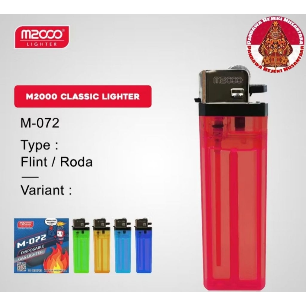 M2000 Disposable Lighter Korek Gas Korek Api