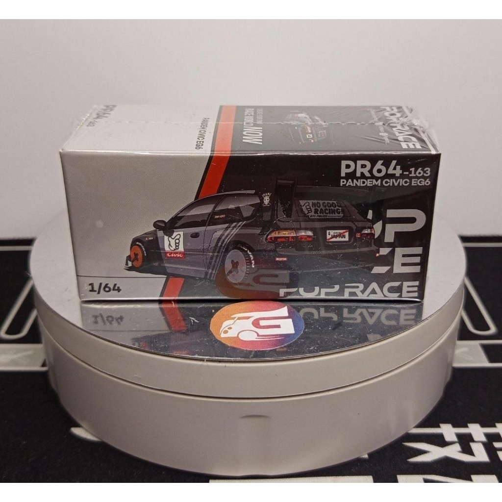 pop race honda civic eg6 pandem black ( sealed )