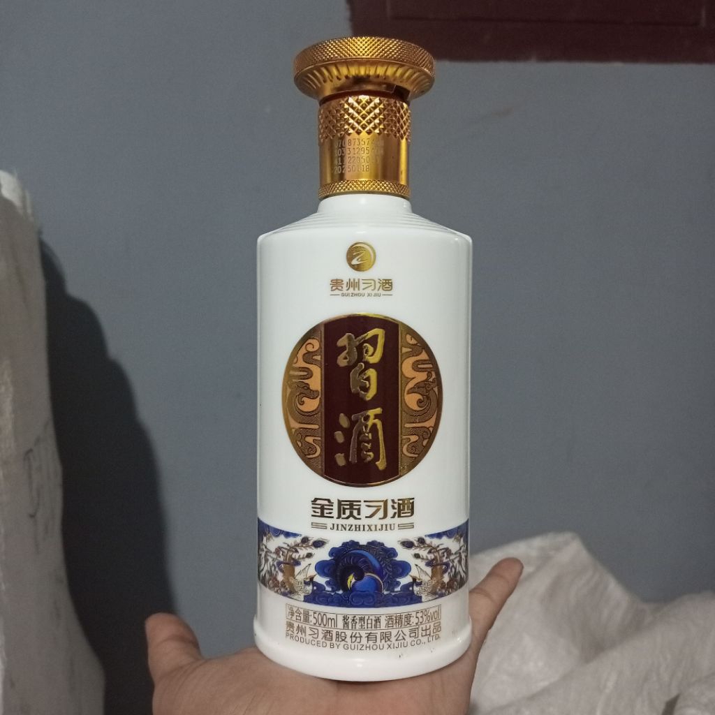 Guci antik biru 2 liter wadah antik burung merak Guci klasik warna biru Dekorasi Rumah Guci antik Gu