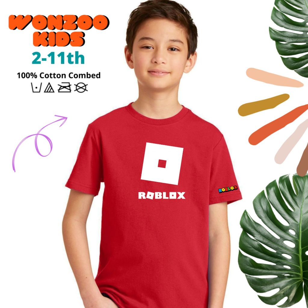 KAOS ANAK ROBLOX -BAJU TSHIRT ROBLOX PREMIUM QUALITY