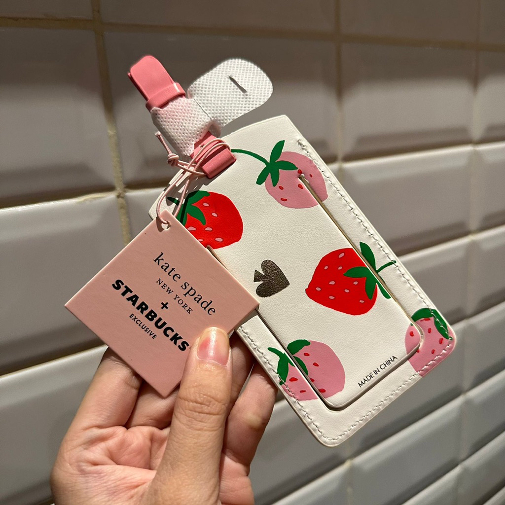 NEW Exclusive Starbucks x Kate Spade New York Luggage Tag Limited Edition Original Starbucks